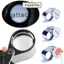 Kính lúp mini cầm tay phóng đại 10/ 20/ 30x có thể gấp gọn tiện lợi