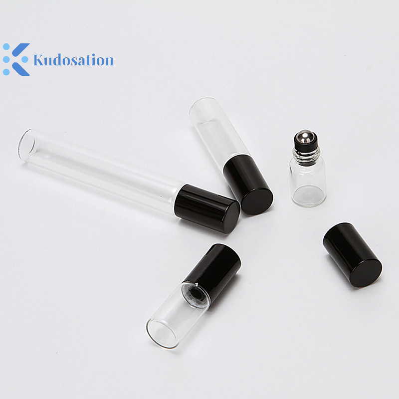 Kudosation 1ml 2ml 3ml 5ml 10ml Hổ Phách Kính Mỏng Cuộn Trên Chai Trống Chai Có Thể Đổ Lại Mẫu Thử Nghiệm Lọ Có Con Lăn