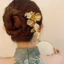 Kẹp tóc DELMER Hanfu, Que tóc hình chữ U kim loại vàng tua rua, Que tóc cổ cho phụ kiện sườn xám hình chữ U màu bạc
