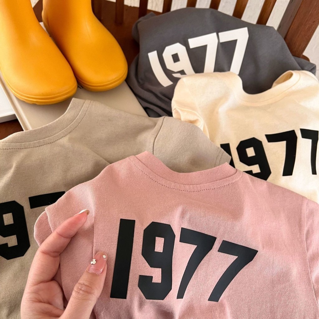 Trẻ Em Mùa Hè Phong Cách Mới Cotton Nguyên Chất In Kỹ Thuật Số Quần Short Tay Ngắn Phù Hợp Với Thời Trang Thường Ngày Hai Mảnh Phù Hợp Với 1HGG