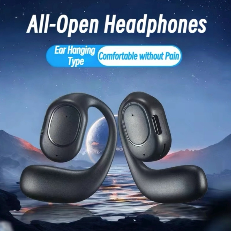 Tai nghe OWS một tai, không dây Bluetooth, âm thanh nổi, âm trầm mạnh, 10H phát, cảm ứng, pin lớn, tai nghe nhạc thể thao cho doanh nhân