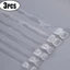 3 Cặp Dây Đeo Trong Suốt Vô Hình Trong Suốt Dây Đeo Vai Chống Trơn Trượt Gợi Cảm Áo Ngực quây Phụ Kiện Có Móc Kim Loại