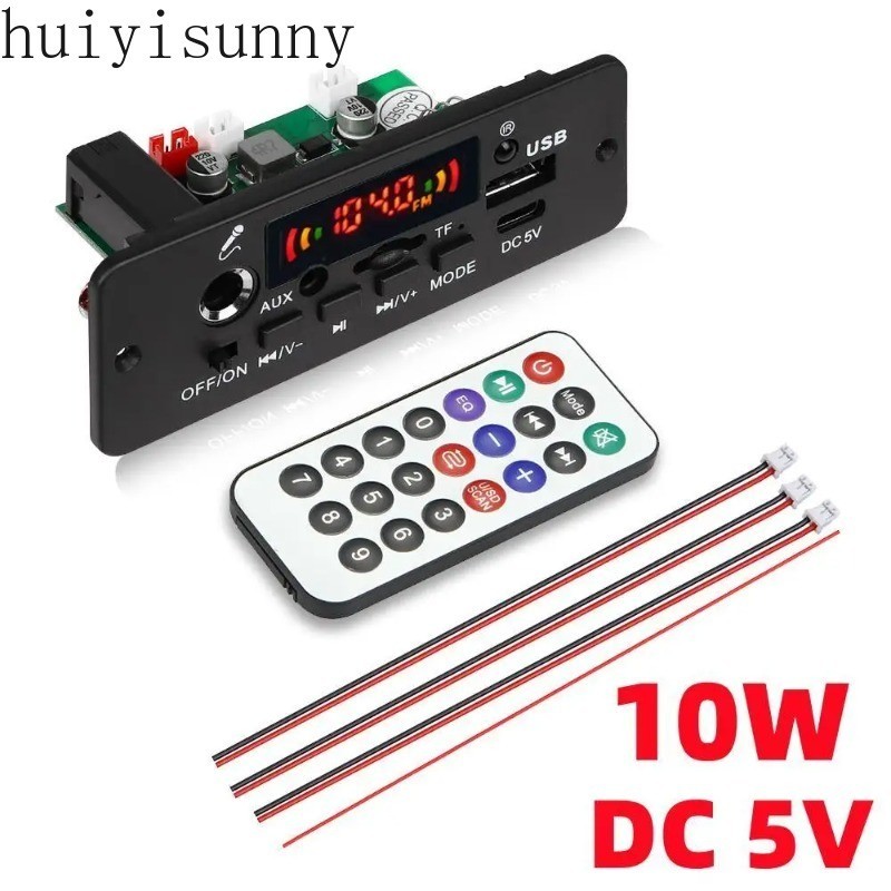 Hys DC 5V 10W Bluetooth 5.0 Stereo DIY Car MP3 Player Decoder Board 2 ...