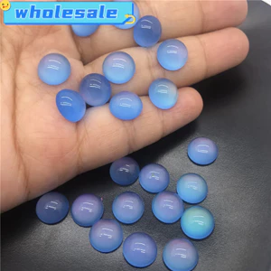 Bộ 50 6 Mm / 10 Mm Mắt Mèo DIY Rời Hạt Trang Sức Phụ Kiện Hình Bán Nguyệt Nhựa Nhiều Màu Sắc Handmade Chất Liệu Phổ Biến Chất Lượng Cao Bán Chạy