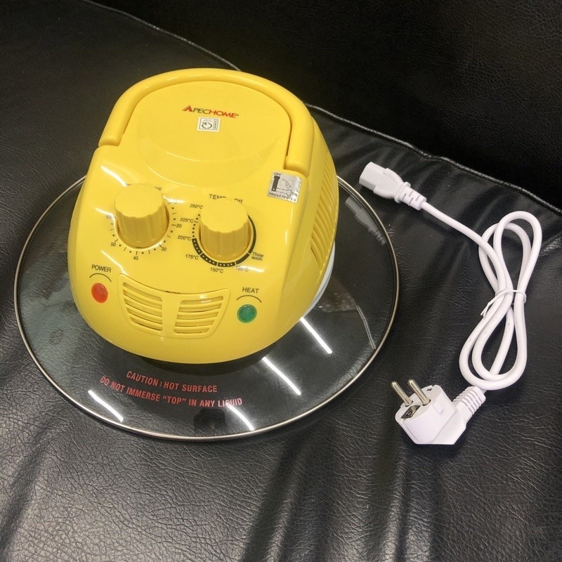 Nắp lò nướng thuỷ tinh Halogen Oven 1300W 250ºC thay thế cho các lò thân trồn trên thị trường