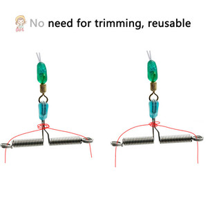 TWE Spring Fork Quick Hook Sub Line Splitter Hook Chống cuộn dây Phát hành Spring Fishing Gear Phụ kiện câu cá VN
