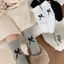 2 Đôi Tất Cotton Thêu Nơ Y2K - Tất Ống Giữa - Tất Bắp Chân Học Sinh Phong Cách Miumiu - Tất Dài Cho Bé Gái Mùa Hè - Ngọt Ngào, Hàn Quốc - Mềm Mại, Mỏng, Thoáng Khí