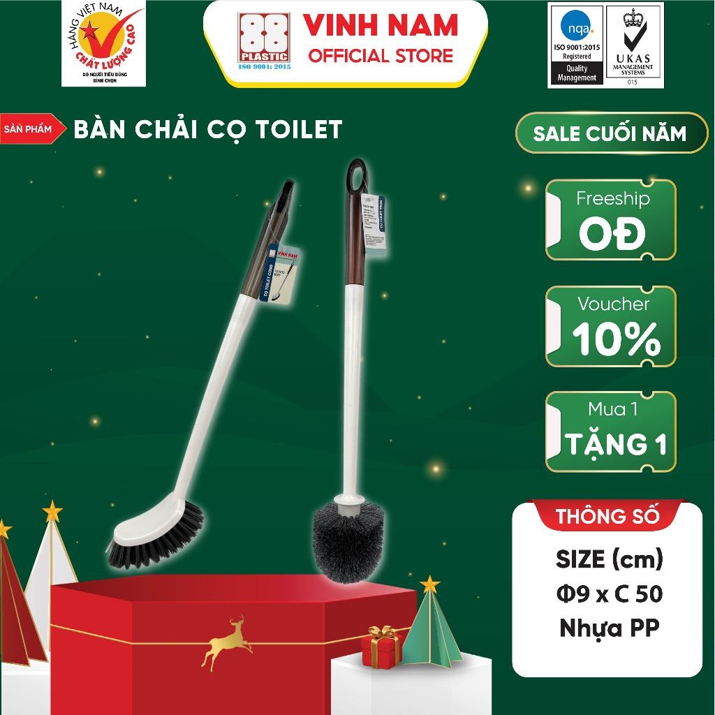Chổi Cọ Toilet Saikoo Dạng Tròn Và Cong Vinh Nam Plastic Cọ Nhà Vệ Sinh Cây Cọ Bồn Cầu 1026 - 1027