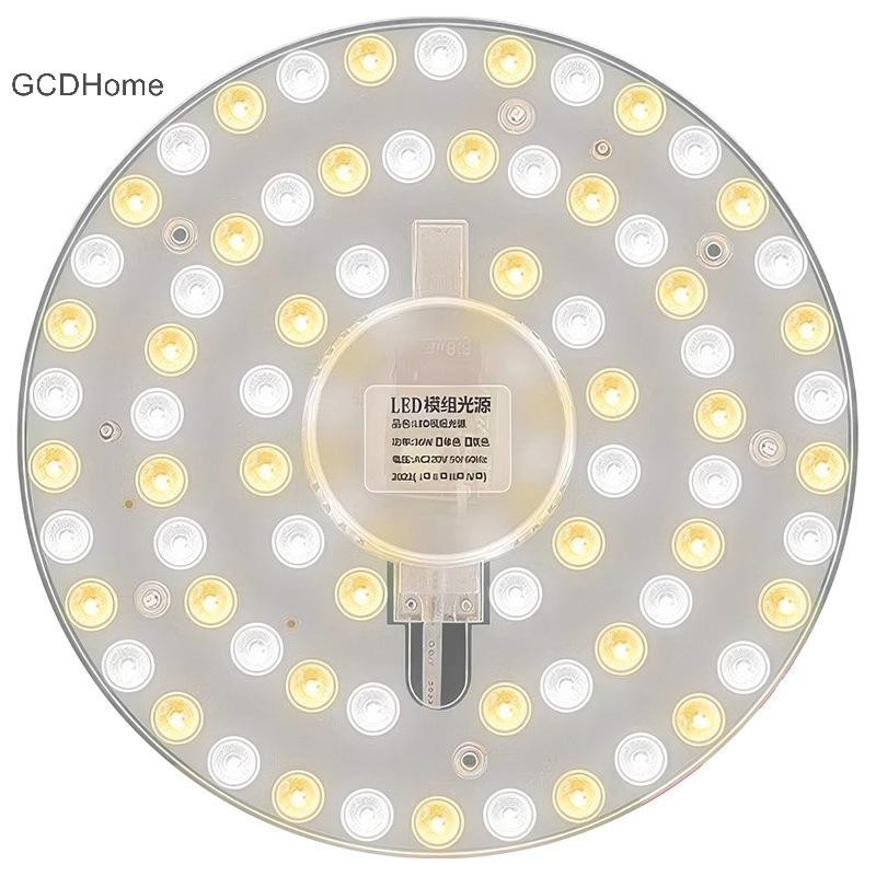 Gcdhome 1 Bộ Đèn LED Hút Từ Tính Vòng Tròn 12W 18W 24W 36W 48W 72W LED Tròn AC220V Đèn Trần Nguồn Sáng HOT