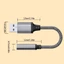 Bộ chuyển đổi thính giác exhila USB sang 3 Bộ chuyển đổi thính giác 5mm để kết nối tai nghe và Mic