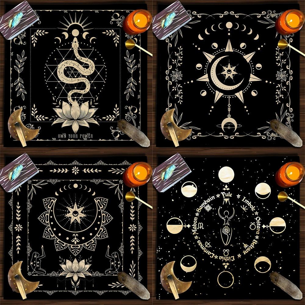 Khuyến mãi toàn bộ cửa hàng [Tỷ lệ khen ngợi Super 99% cùng phong cách] Khăn trải bàn Tarot dày Flannel Tarot Thẻ đẩy Vải nền ảnh trực tiếp Vải lễ khoai môn Mặt trăng Photocard Khăn trải bàn Tarot với tỷ lệ đánh giá tích cực hơn 99% Chất lượng tốt Giá rẻ