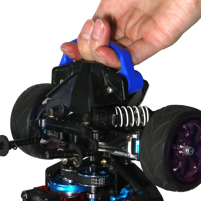 Cản Sau Di Động Gắn Tay Cầm Giá Đỡ Tay Cầm Khung Xe Tay Cầm Cho Tamiya1 / 10 RC Xe TT01 TT02 Nâng Cấp Phụ Kiện
