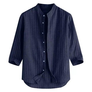 Áo sơ mi nam ESEA thời trang Hàn Quốc dáng rộng thoáng khí chất lượng cao áo sơ mi cổ đứng