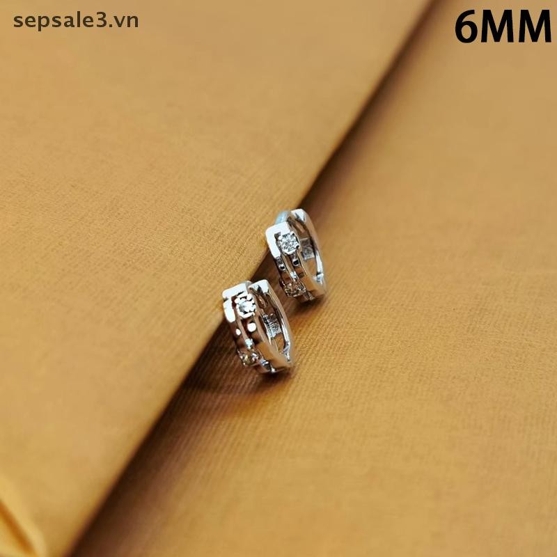 # Sepsale # Bông Tai Vòng Nhỏ Đơn Giản Thời Trang Nữ, Zircon Sáng Bóng, Trang Sức Khuyên Tai