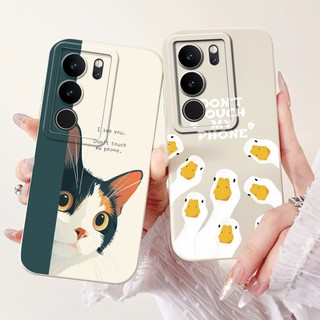 Dành Cho Vivo V29 S17 Pro S17t Ốp Lưng Hoạt Hình Dễ Thương Thỏ Gấu Trúc Silicon Mềm Mờ Cho Vivo V29 Pro V 29 V2250 VivoV29 5G Vỏ