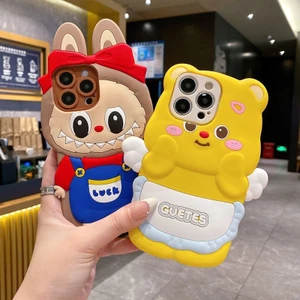 3D Hoạt Hình Quái Vật Thiên Thần Gấu Dành Cho Samsung A37 A57 A17 A07 A56 A36 A26 A16 A06 A55 A35 A25 A15 A05s A24 A54 A34 A14 A04S A73 A53 A03s A22 A32 A52 A72 A51 A71 A70 A50