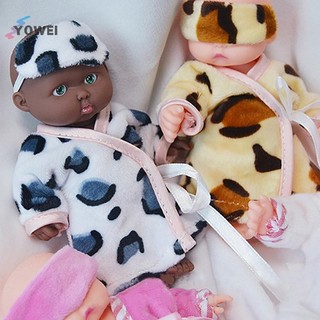 Yowei 1 Bộ Búp Bê 12CM Cọ Búp Bê Bộ Đồ Ngủ Đầm Mô Phỏng Bé Ăn Mặc Đồ Chơi Búp Bê Cho Bé Gái Trẻ Em VN
