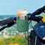 JUNYUE88US Lồng bình nước đi xe đạp, Chất liệu da Giá đỡ cốc chu kỳ di động, Tay cầm cốc lớn Kẹp kim loại nhôm Kim loại Giá đỡ nước ép xe máy