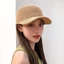 Mũ bóng chày lưới JKDESIGN thoáng khí với ống hút màu trơn, tiện lợi cho việc đi biển và điều chỉnh size