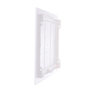 Tấm che nắp mở COZYNEST, Cửa bảng điều khiển truy cập có thể tháo rời bằng nhựa, Khóa cửa hộp màu trắng Bản lề Truy cập Cửa nở trần treo tường