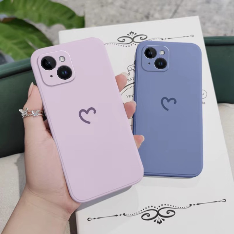 Ốp Điện Thoại Samsung S21 S10 S9 Plus Ultra Note 9 10 20 Ultra Love Heart Họa Tiết Vỏ Điện Thoại