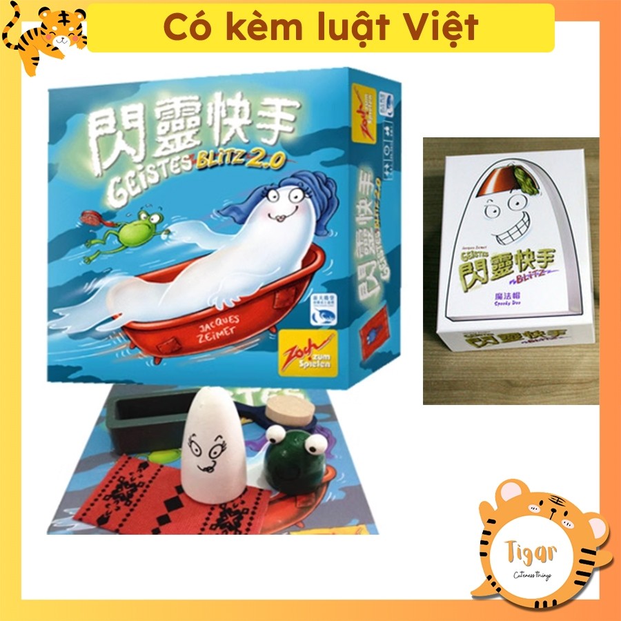 Boardgame Geistes bản 2.0 Ngôi nhà ma quái Tigar