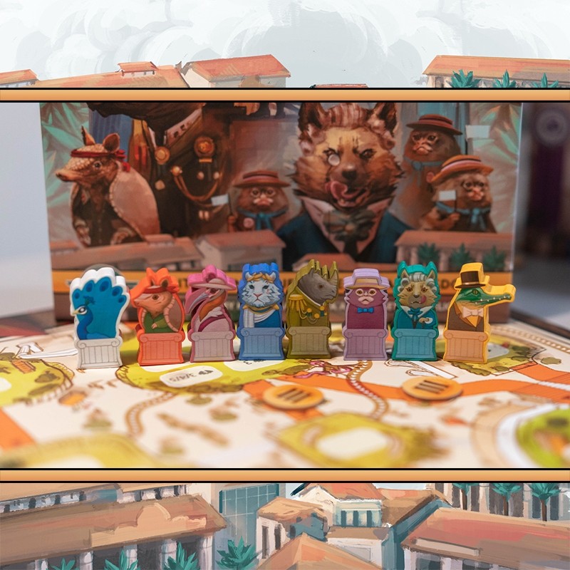 Boardgame Zoo Vadis - Cuộc Đua Động Vật có Luật Việt Tigarboardgame