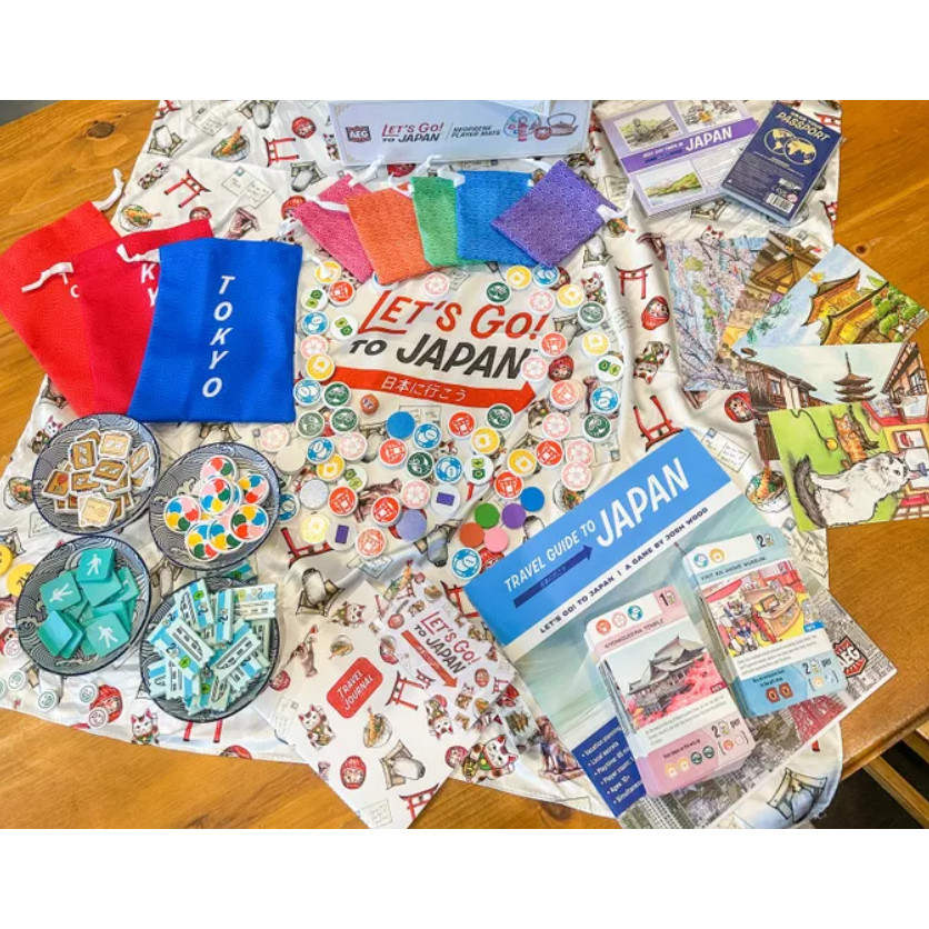 Boardgame Let's Go! To Japan + 2 Exp Engsub Tigarboardgame