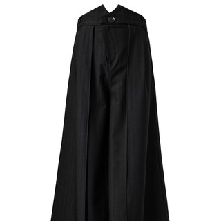 Rãnh Nam Màu Trơn Culottes Mới Thu Đông Nhật Bản Retro Rời Tất Cả Trận Đấu Quần