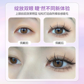100 sợi mi giả cứng không cần keo