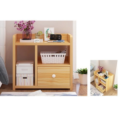 [Siêu Sale] Tủ Để Đầu Giường - Tab Đầu Giường Gỗ MDF Cao Cấp Màu Gỗ siZe TO
