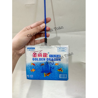 Vợt Vớt Cá Cán Xanh Loại Tốt Lưới Sâu, Dày