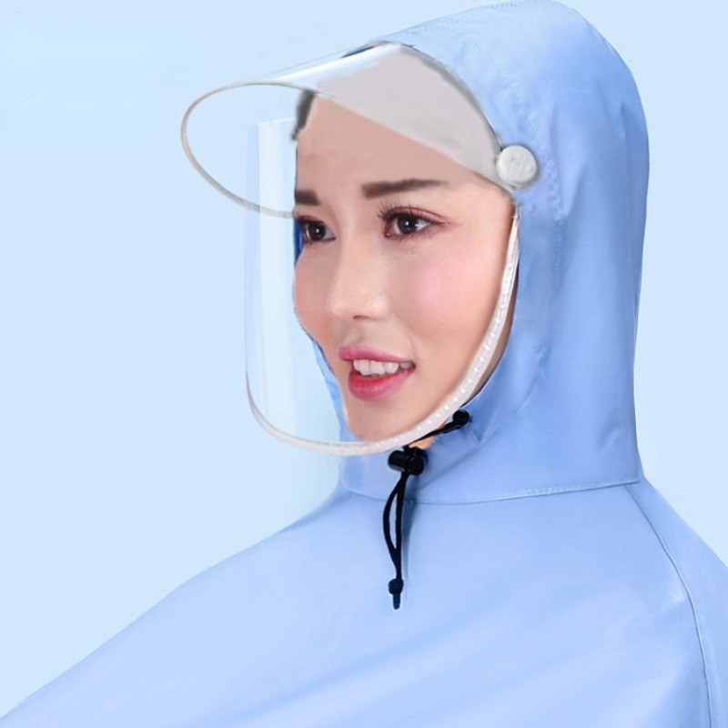 【5XL】Áo mưa trong suốtSenior xe điện bộ áo mưa，áo mưa đi xe đạp ngoài trời mới 2024，Dày hơn và dài hơn, bảo vệ toàn diện