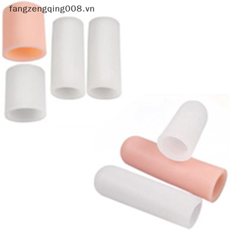 F8vn 5 chiếc ống gel silicone băng ngón tay bảo vệ ngón chân chân giảm đau chân chăm sóc f8vn