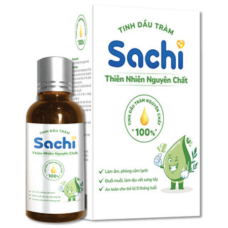 COMBO Chai Nước Tắm Gội Thảo Dược Sachi 250ml & Tinh Dầu Tràm Thiên Nhiên Nguyên Chất Sachi 30ml