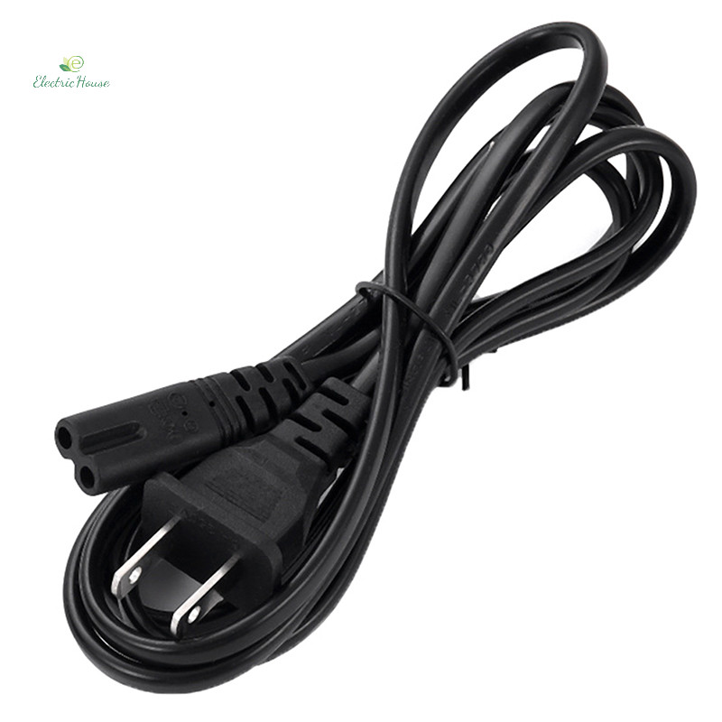 [Nhà Điện] Cáp Nguồn EU 2pin IEC320 C7 Dây Nối Dài Nguồn Cho Laptop Sạc Máy In Loa Vô Tuyến mới