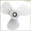 Phụ kiện cánh quạt phía ngoài biển 9-7 / 8 X 12 cho 20-30HP 664-45954-001-EL Cánh quạt biển hợp kim nhôm 10 Spline Răng