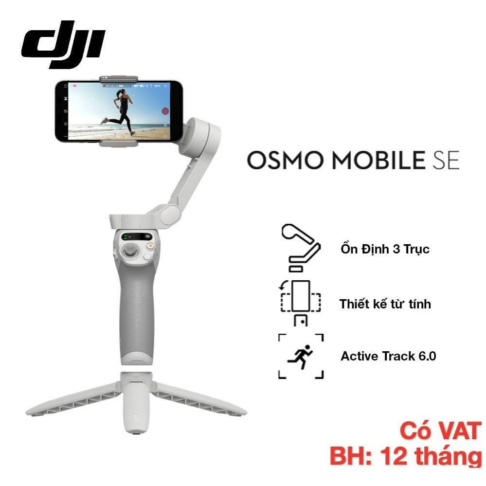 Gimbal chống rung điện thoại DJI Osmo Mobile SE - Chính Hãng | Shopee ...