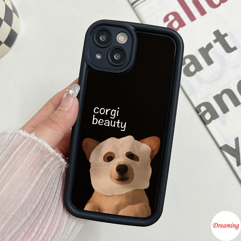 Ốp Lưng Cho Samsung Galaxy A05 A04 A03 A02 A15 A14 A13 A12 A11 A25 A24 A23 A22 A21S A20 A35 A34 A33 A32 A31 A30 Chống Rơi Thiết Kế Mắt Thiên Thần Motif Giữ Mèo Đẹp Và Corgi