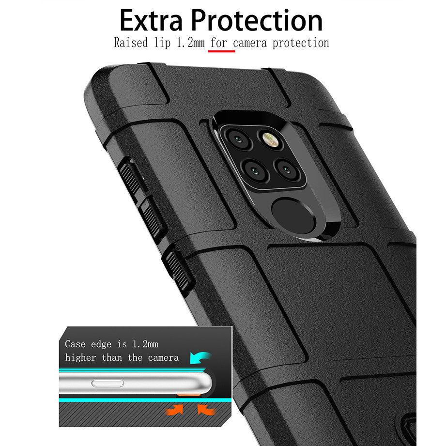 Dành cho Huawei Mate 20 / 20 X / 20 Pro Full Cover Hybrid Rugged Shield Vỏ giáp chống sốc