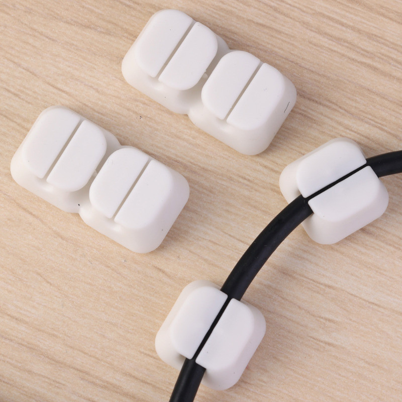 Dụng cụ sắp xếp dây cáp hình bánh mì - Kẹp cuộn dây sạc Usb - Đa phong cách, có thể điều chỉnh, tự dính - Giá đỡ dây tai nghe - Dành cho gia đình, văn phòng, ô tô - Dụng cụ lưu trữ máy tính để bàn