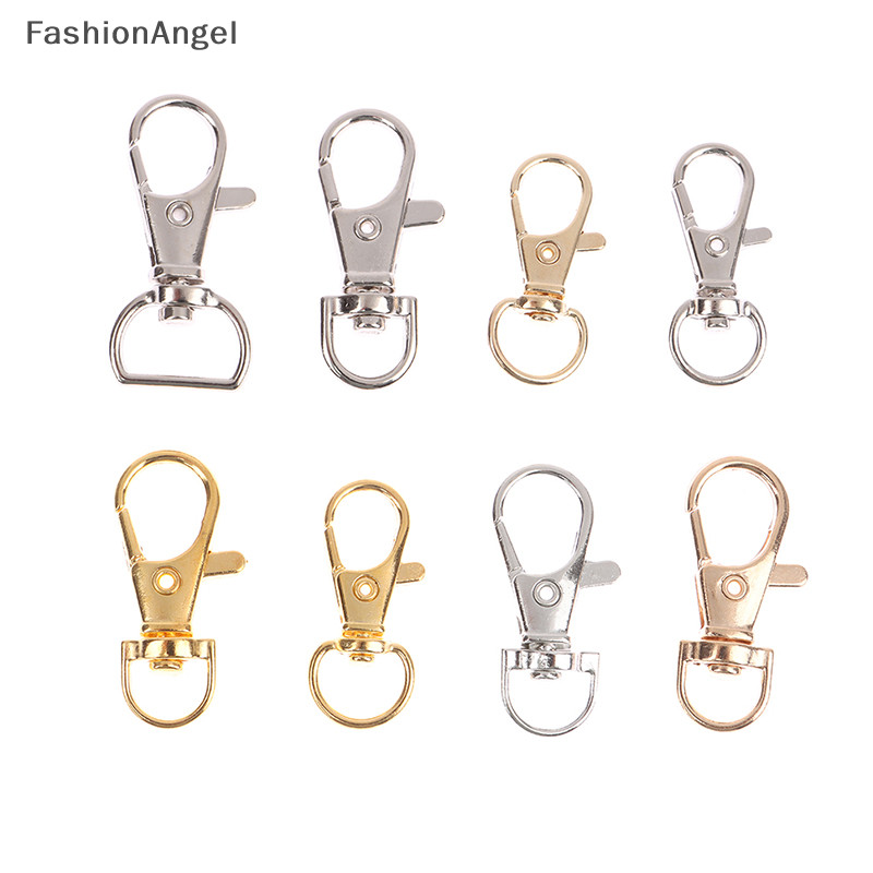 Fashionangel 10 Cái / bộ Kim Loại Xoay Tôm Hùm Móc Khóa Móc Khóa Chụp Khóa Túi Trang Sức Dây Kích Hoạt Khóa DIY Túi Phụ Kiện TH