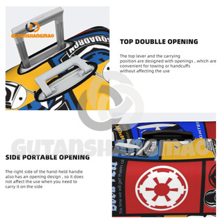 Star Wars Hành Lý Có Thể Giặt Được Vali Bảo Vệ Chống Trầy Xước Vali Phù Hợp Với Hành Lý 18-32 Inch