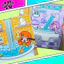 ĐỒ CHƠI NGÔI NHÀ BÚP BÊ GIẤY CẮT THỦ CÔNG DIY - TOCA LIFE WORLD - MẪU TA061 đồ chơi bé gái squishy giấy đồ chơi giấy