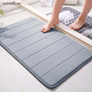 Xoitu 60x40cm Thảm chống trượt phòng tắm Thảm hấp thụ nước nhanh Thảm phòng tắm mềm Thảm trải sàn nhà vệ sinh Trang trí nội thất VN