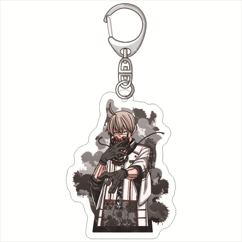 HK1 Tougen Anki Dark Demon of Paradise Shiki Ichinose Naito Mudano Jin Kougasaki acylic móc chìa khóa túi móc khóa pendan