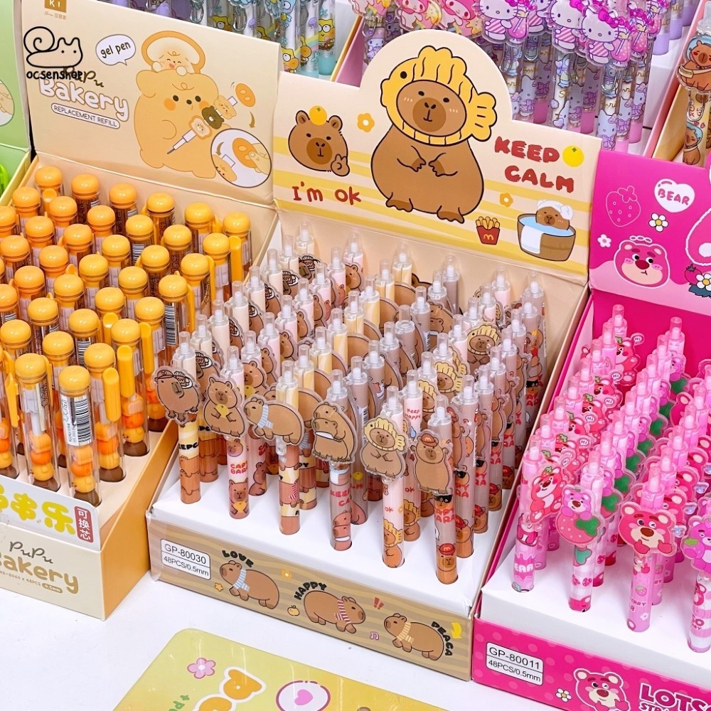 Bút bi Capybara(Giao ngẫu nhiên 1 chiếc)