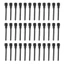 Btsg 12 24 36 Chiếc PC Quạt Gắn Pin Đinh Tán Đen Cao Su Mềm Giảm Tiếng Ồn Gắn Đinh Tán Cho PC Khung Xe Quạt Làm Mát