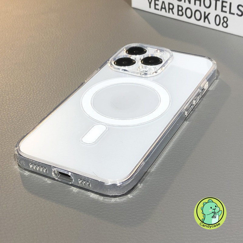 Ốp Từ Tính Cho Samsung Galaxy Note 20 Ultra 10 Plus Lite 9 8 M55 M54 M53 M52 M51 A82 5G 4G Vỏ TPU Mềm Sạc Không Dây Vỏ Điện Thoại Trong Suốt