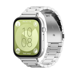 Dây đeo bằng thép không gỉ cho Huawei Watch Fit 3 Fit3 Fit4 Fit5 Pro Vòng tay kim loại có đầu nối